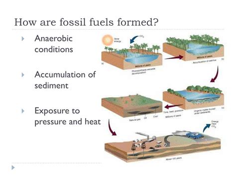 explain how fossil fuels formed.